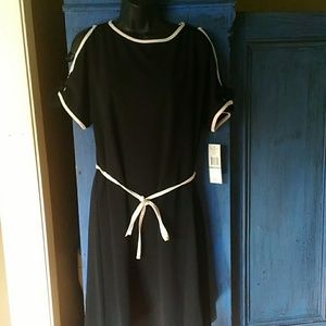 Sharagano Black Dress